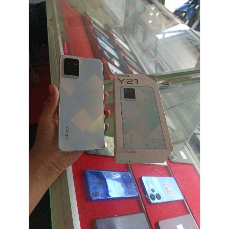 (SECOND) Vivo Y21 ram 4/64 Fullset Segel