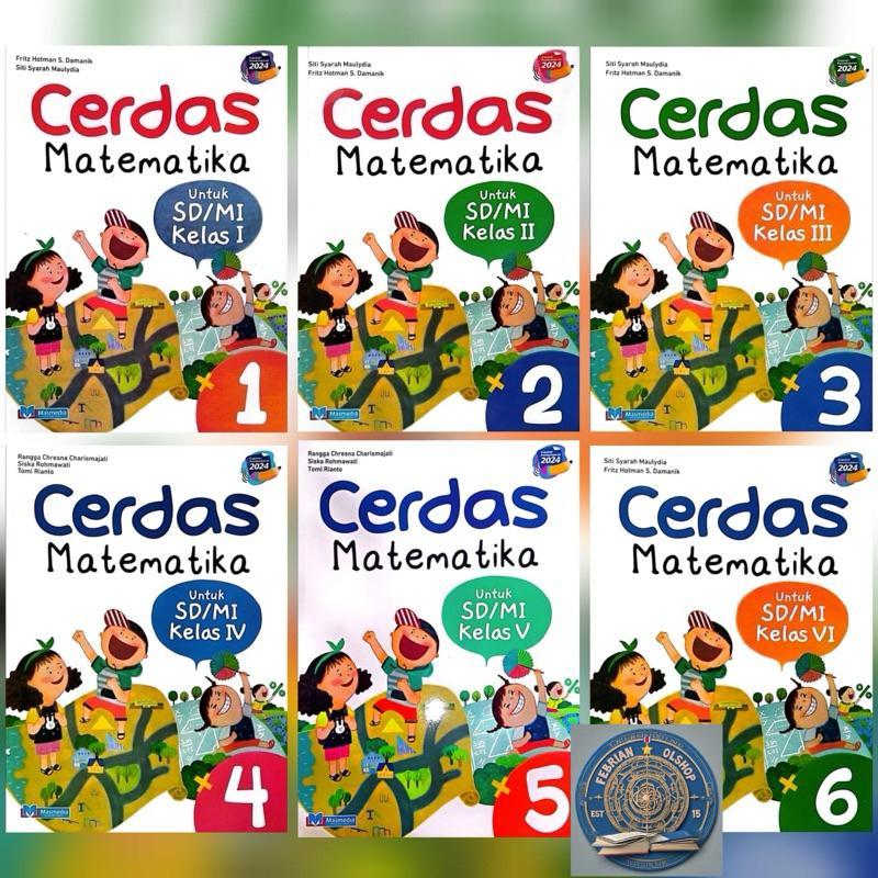 (CP) CERDAS MATEMATIKA SD/MI KELAS 1 2 3 4 5 6 KURIKULUM MERDEKA REVISI MASMEDIA BUANA PUSTAKA
