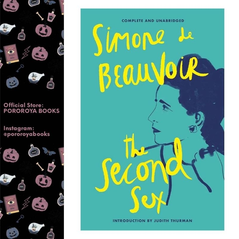 Buku Simone de Beauvoir THE SECOND SEX English Paperback ORIGINAL Book Import Feminism Buku Teori Fe