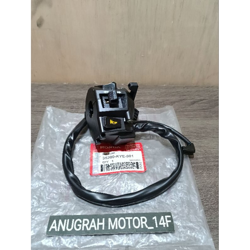 Saklar Kiri KYE Tombol Klakson Honda Megapro New Mono