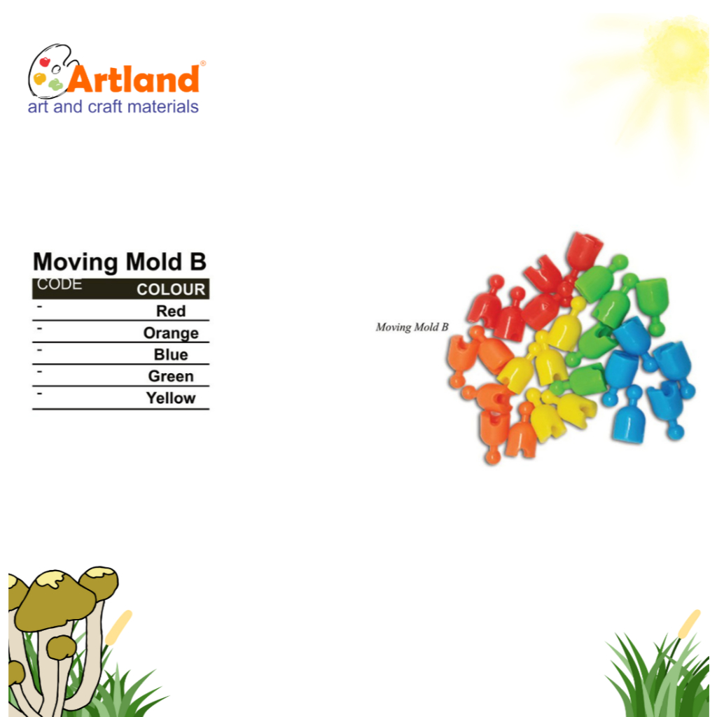 

Set 5 Pcs Moving Mould B – Cetakan Clay untuk Membuat Mainan Bergerak Kreatif