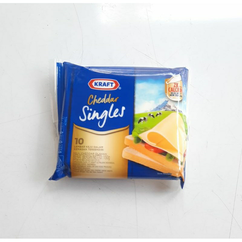 

Kraft Cheddar Singles isi 10 lembar