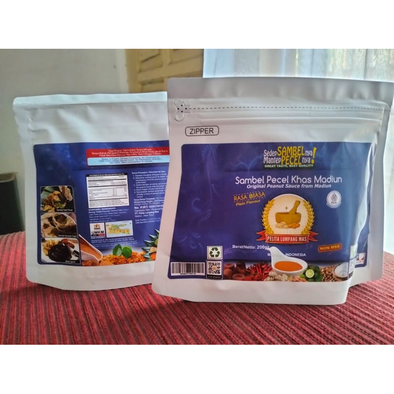 

Bundling Sambel pecel Madiun bumbu Pecel Pelita Lumpang Mas