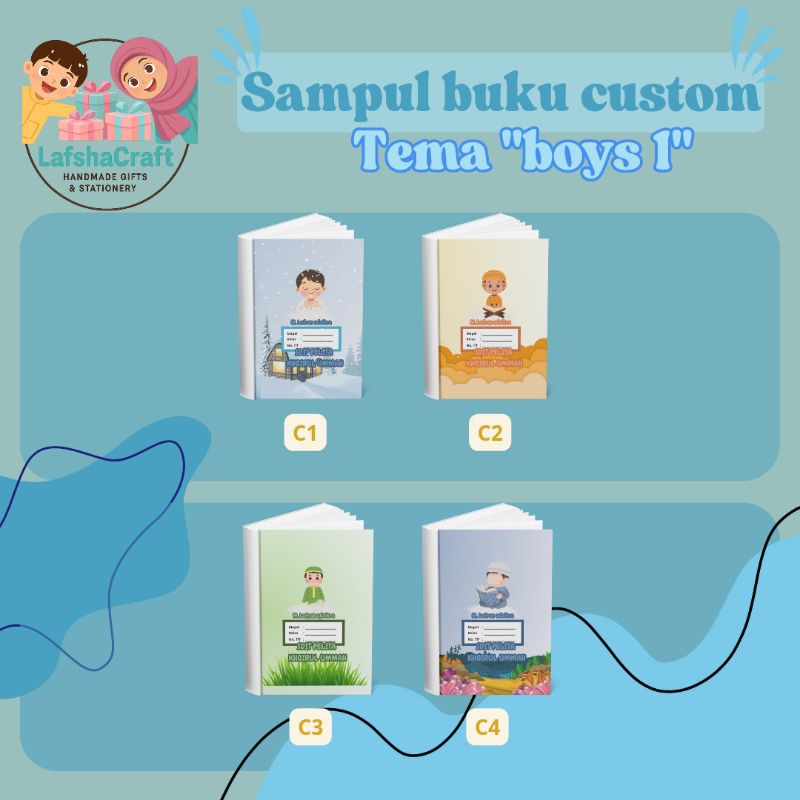

lafshacraft. bdl | SAMPUL BUKU TEMA BOYS NAMA & SEKOLAH | FREE REQUEST KARAKTER | BUKU TULIS / A5 / BOXY ISI 10 PCS