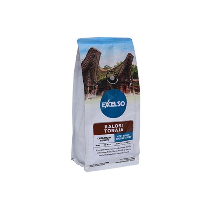 

Excelso kopi bubuk kalosi toraja 200Gram