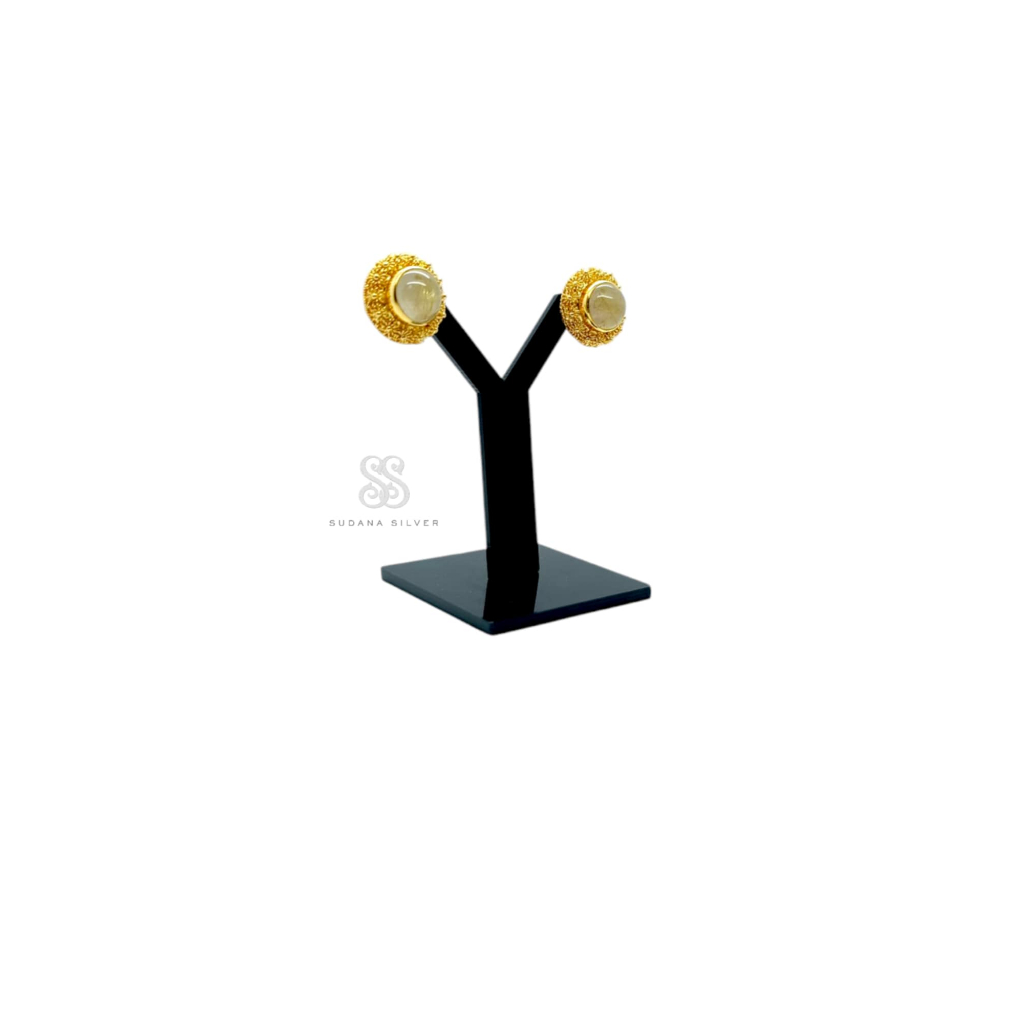 Anting Sumpel Giwang Perak Rambut Sedana Maruti Silver 925 Gold Plated Handmade Bali