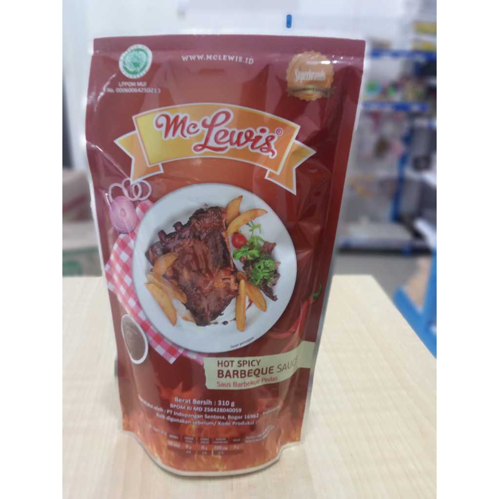 

saus barberque pedas mc lewis 310g