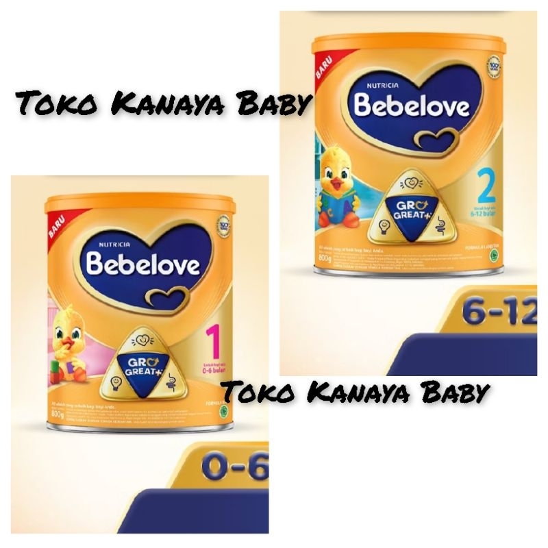 

BEBELOVE 1 800gr, BEBELOVE 2 800gr