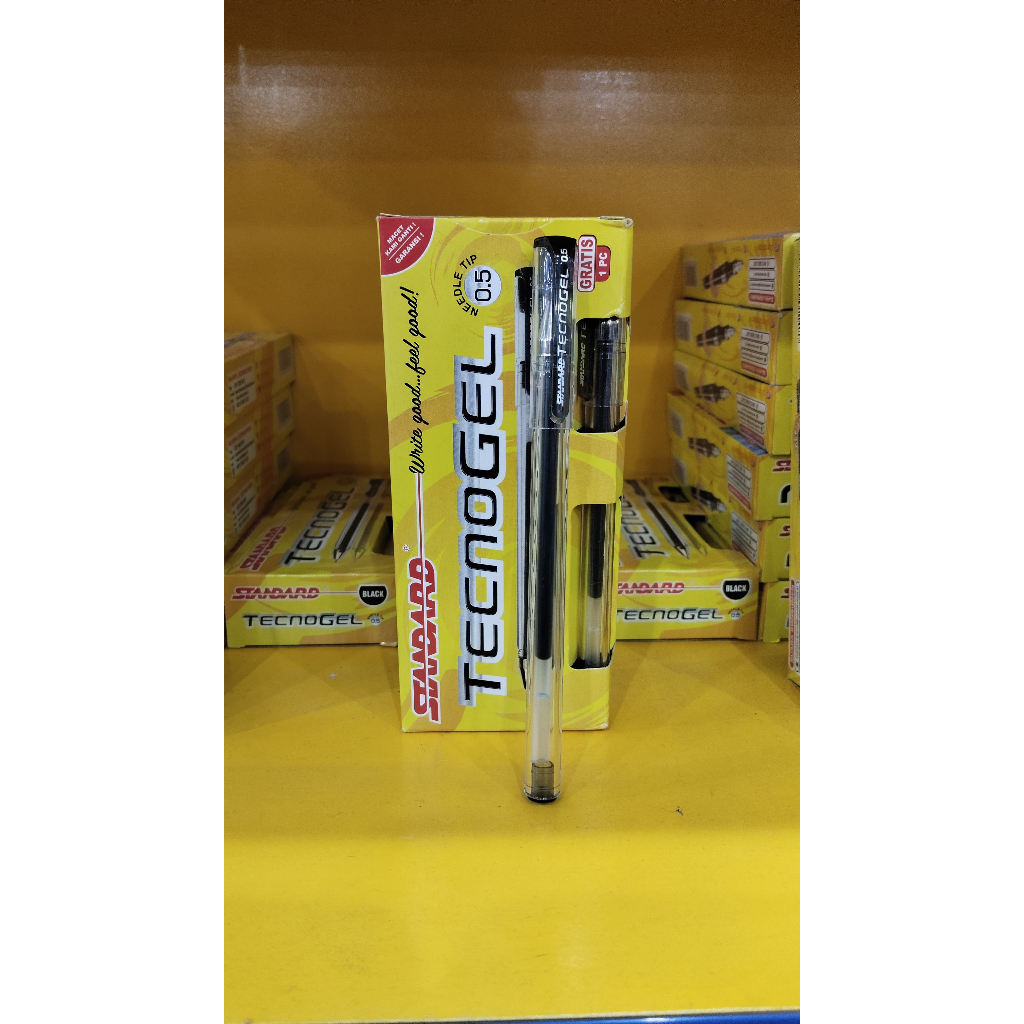 

pulpen standard tecnogel hitam