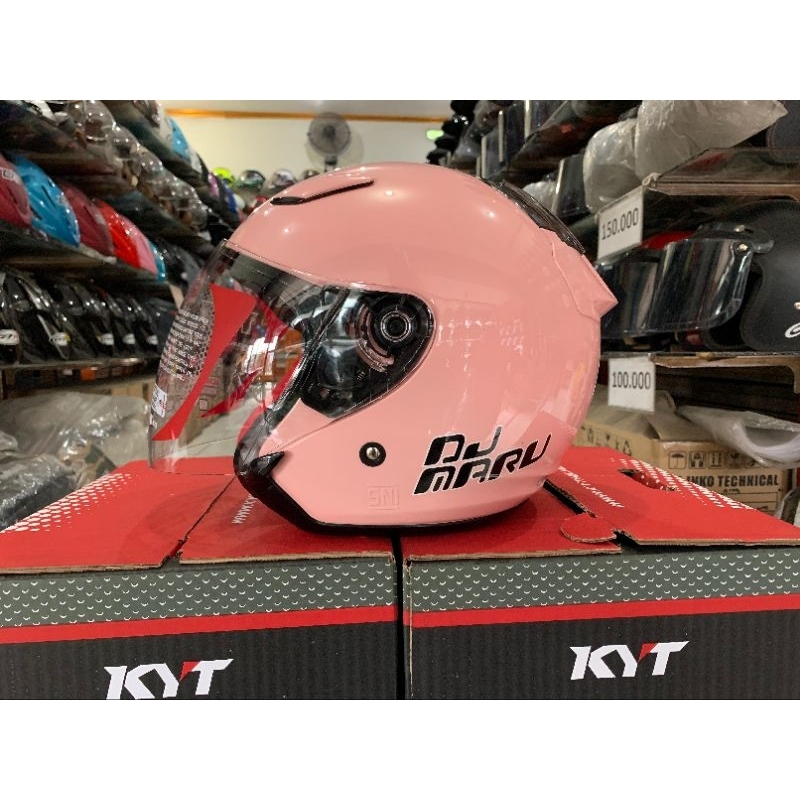 KYT DJ maru light peach size M L XL original KYT