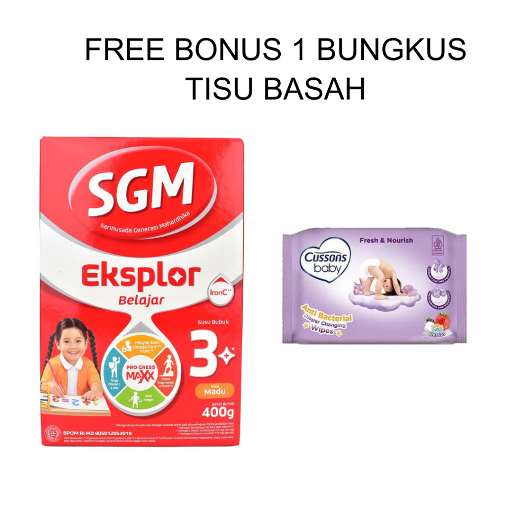 SGM 3+ Madu 400gr – Susu Anak Balita, Kombinasi Gizi & Rasa Madu untuk Si Kecil yang Aktif