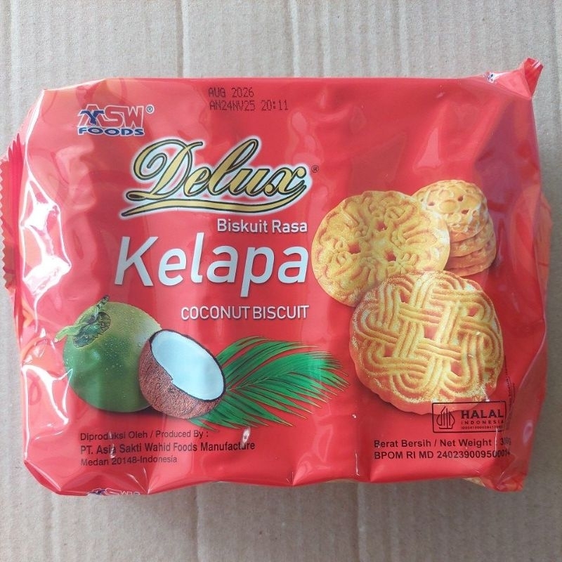 

Deluxe Biskuit Rasa Kelapa 300 gr