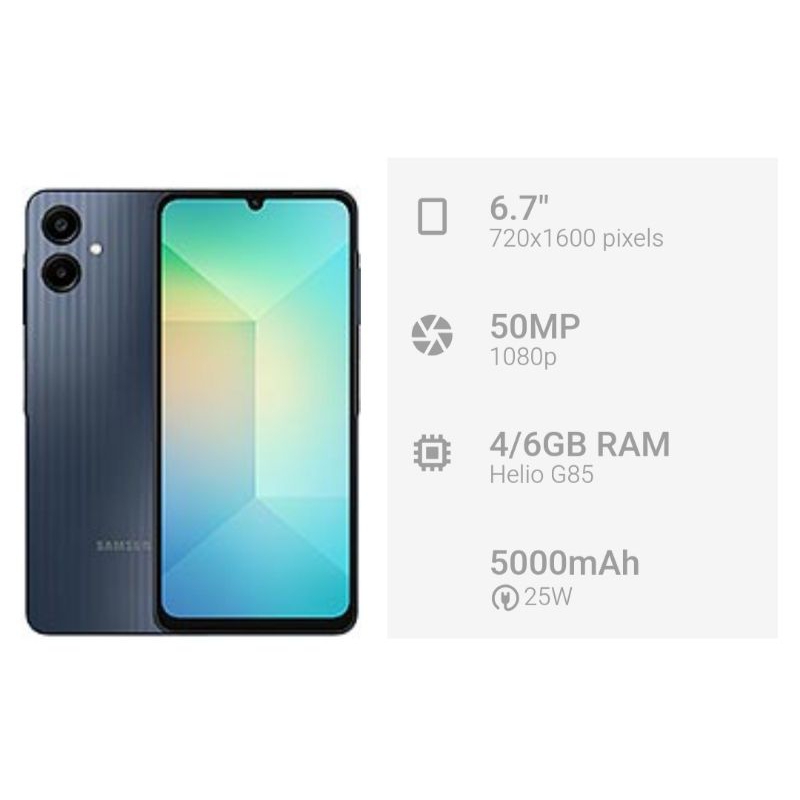 SAMSUNG A06 RAM 6/128 GB