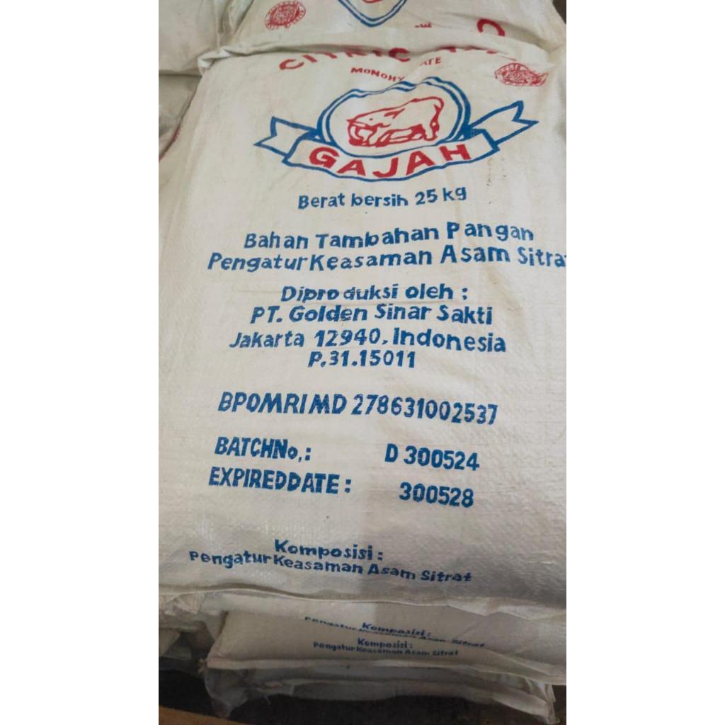 

Citrun Gajah 25kg perball