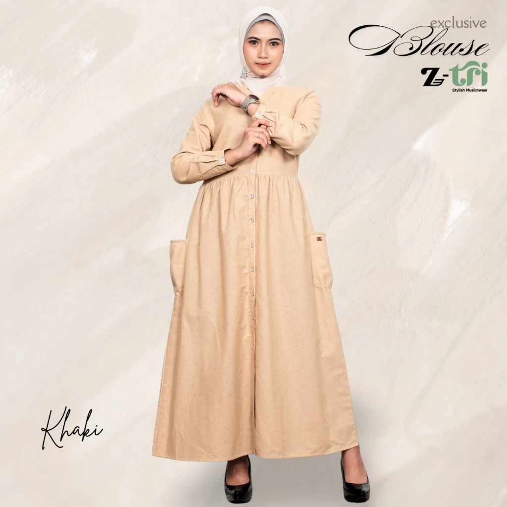 Gamis Polos Wanita Simple Elegan Kekinian - Baju Gamis Cewek Look Anggun untuk Pesta dan Harian