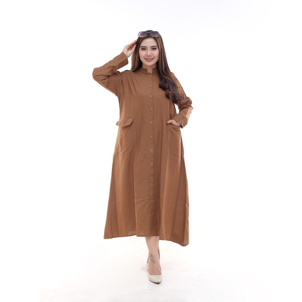 Naomi Midi Dress Gamis Muslimah Terbaru