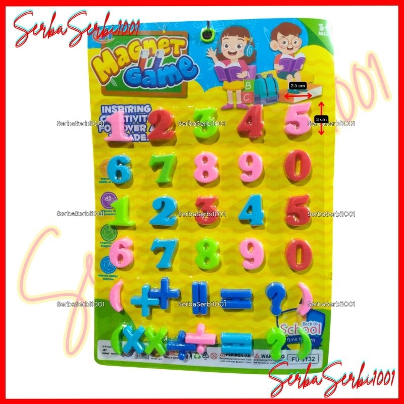 MAGNET ANGKA / MAINAN MAGNET / MAINAN MAGNET EDUKASI 1132