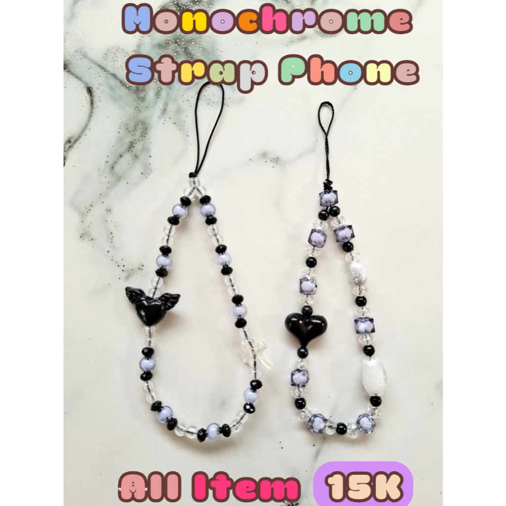 Monochrome Strap Phone | Strap Handphone Korean Style