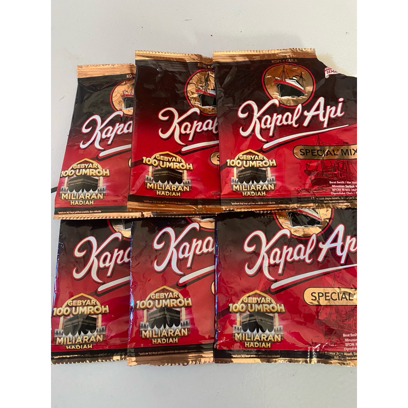 

bungkus kopi Kapal api Gebyar umroh harga Per pcs