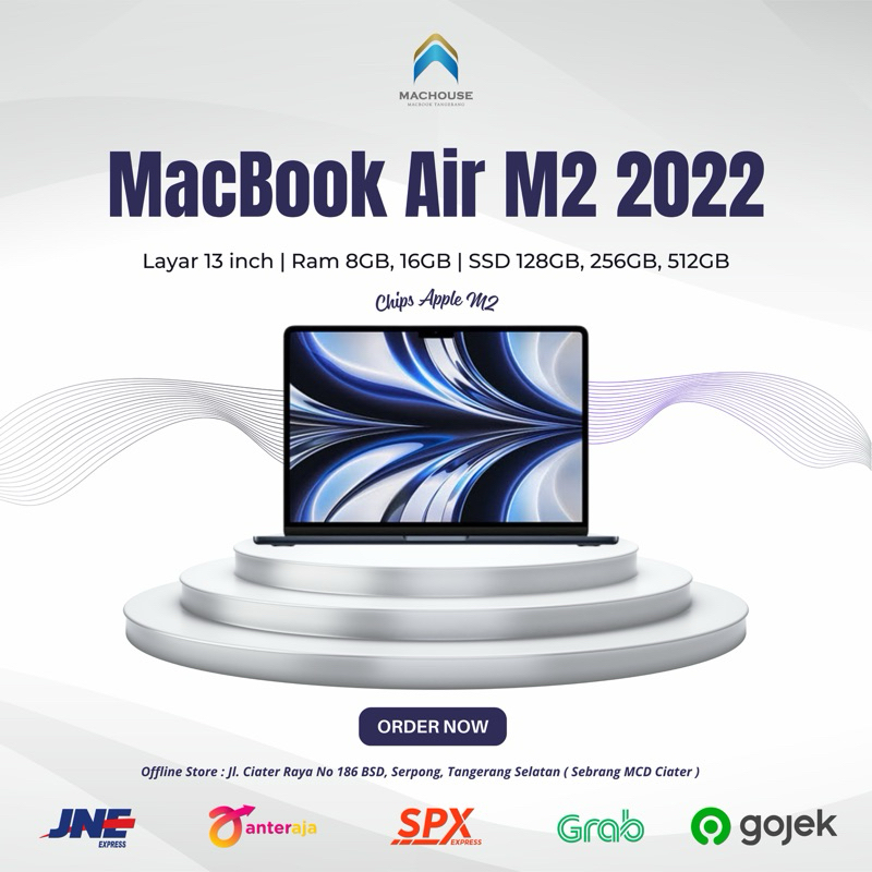 Macbook Air M2 2022 13 inch 8GB/256  || 16GB/512