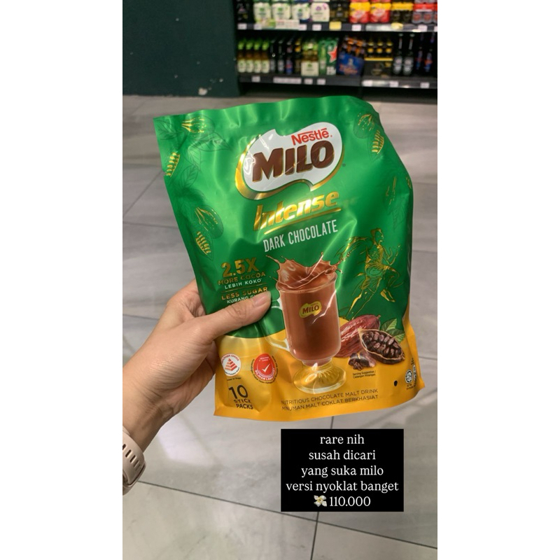 

Milo Dark Chocolate Less Sugar Malaysia