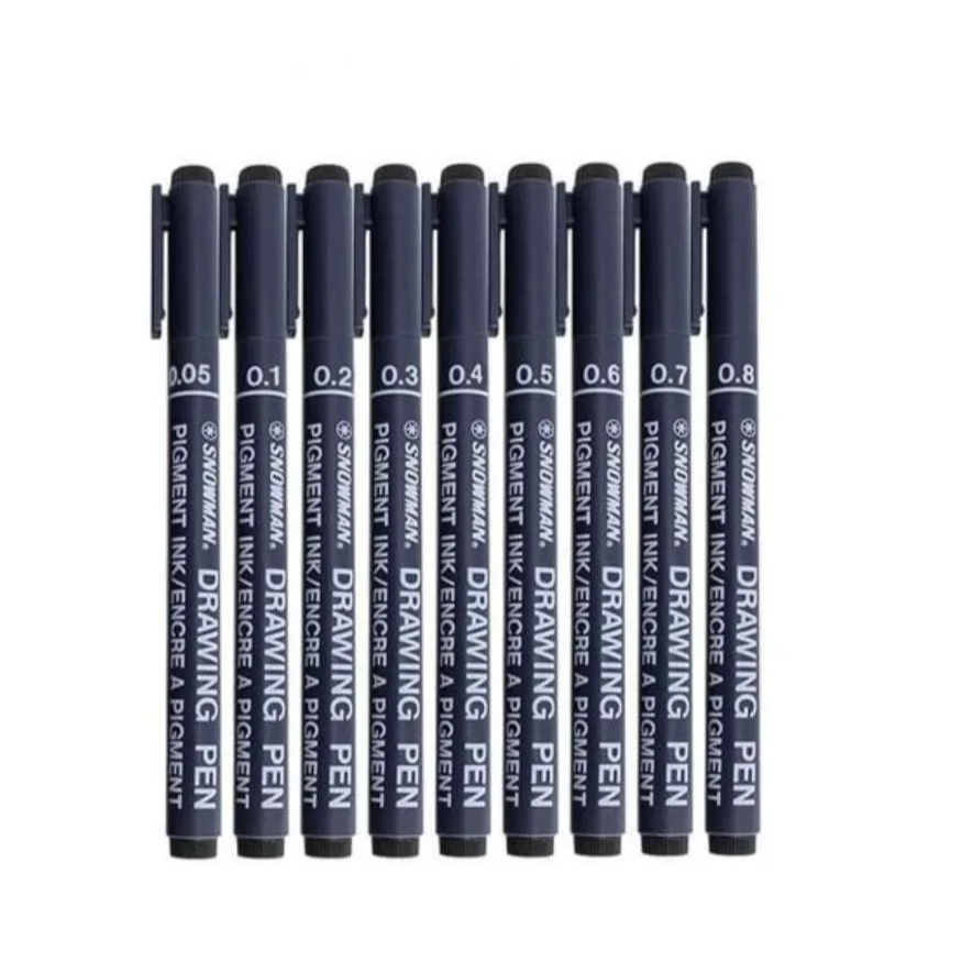 

Drawing Pen Snowman FT 700 0.05 0.1 0.2 0.3 0.4 0.5 0.6 0.7 0.8 mm