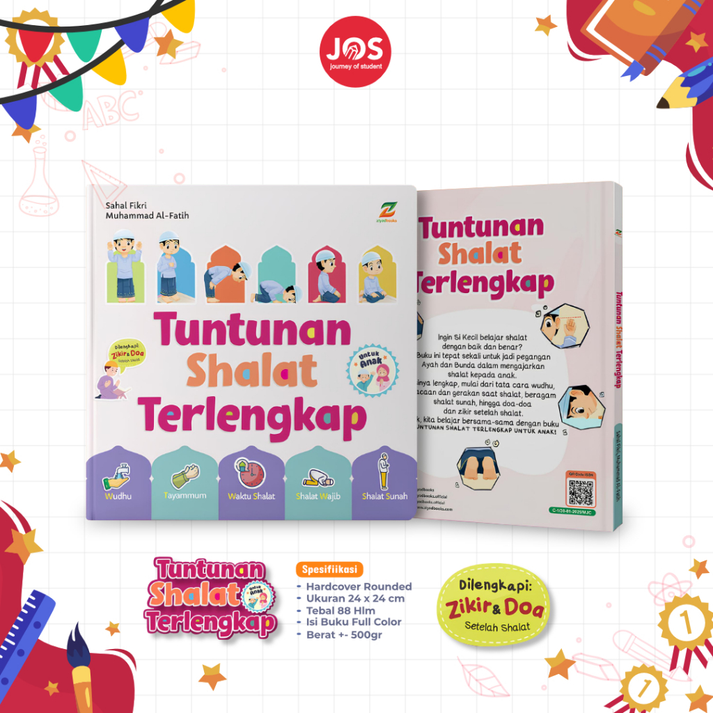 Buku Tuntunan Shalat Terlengkap Lengkap Panduan Sholat Anak - Ziyadbooks