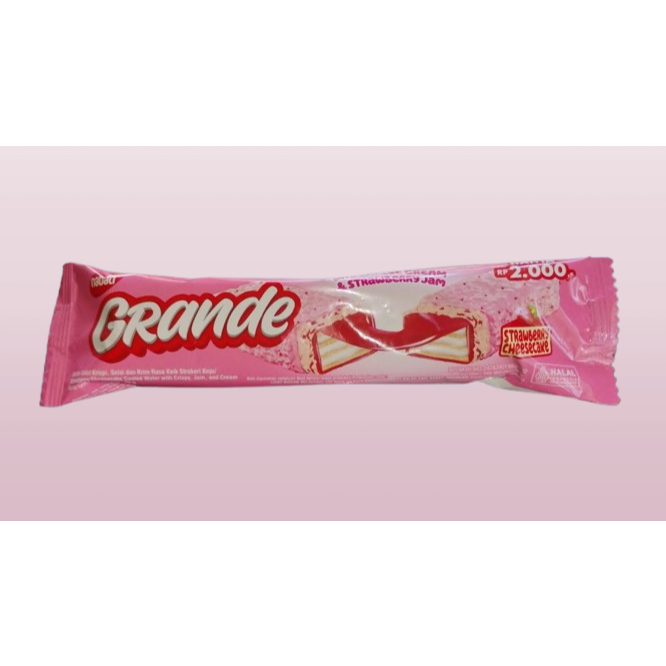 

NABATI GRANDE 22GR GRAM STRAWBERRY STROBERI SNACK MAKANAN RINGAN CEMILAN ANAK GROSIR MURAH KILOAN BISKUIT KUE