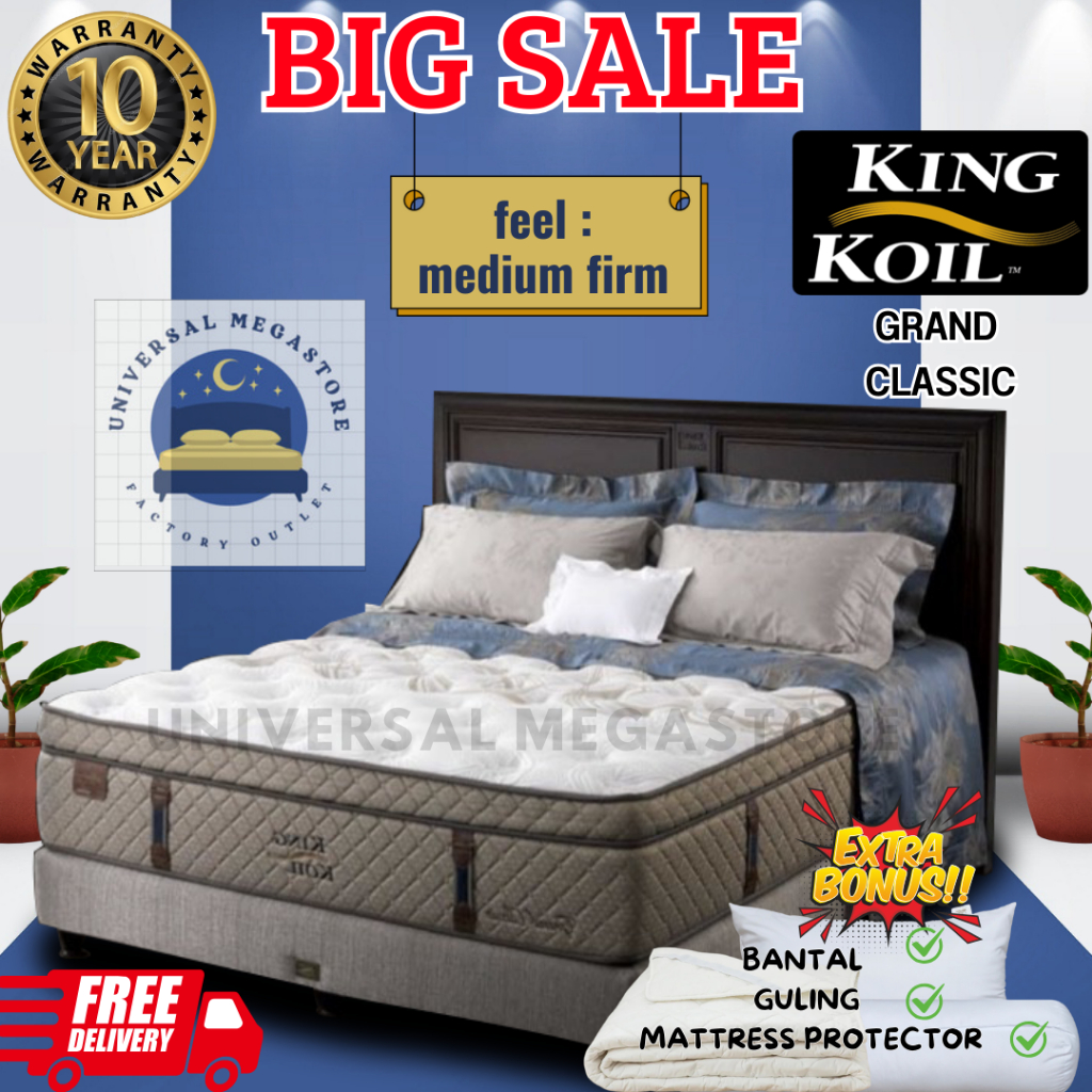KING KOIL Kasur Springbed NEW GRAND CLASSIC