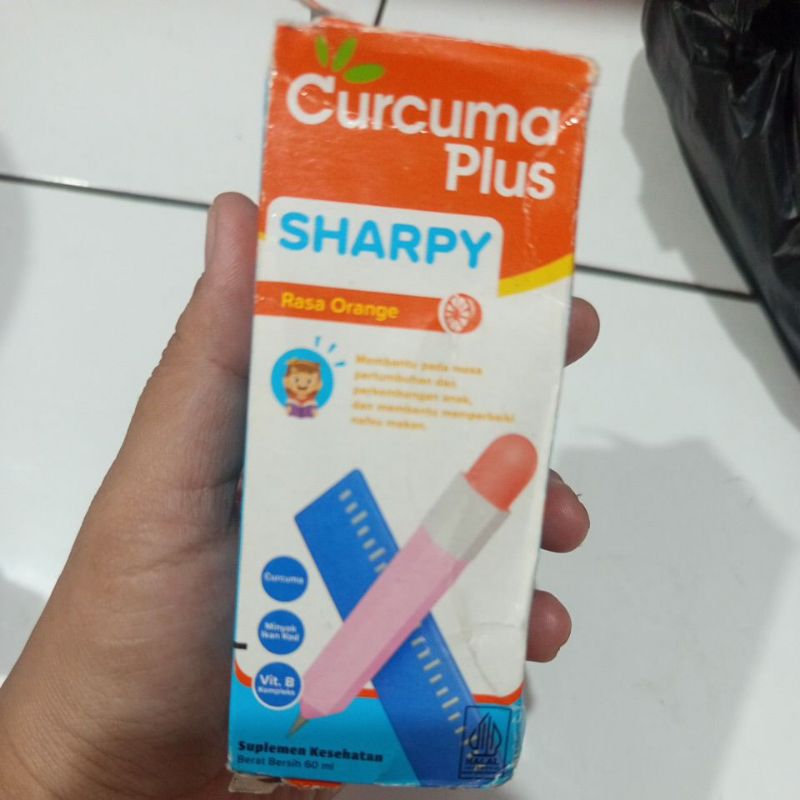 Suplemen Vitamin Anak 1tahun keatas Curcuma Plus Sharpy