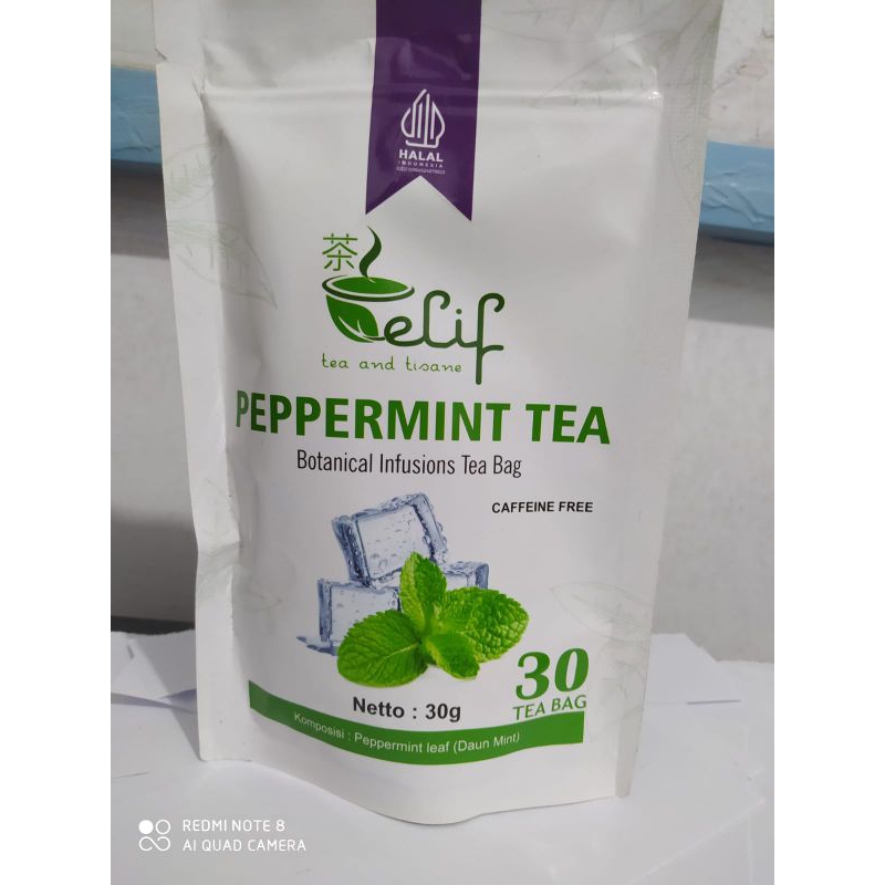 

peppermint tea : teh daun mint (30 tea bag)