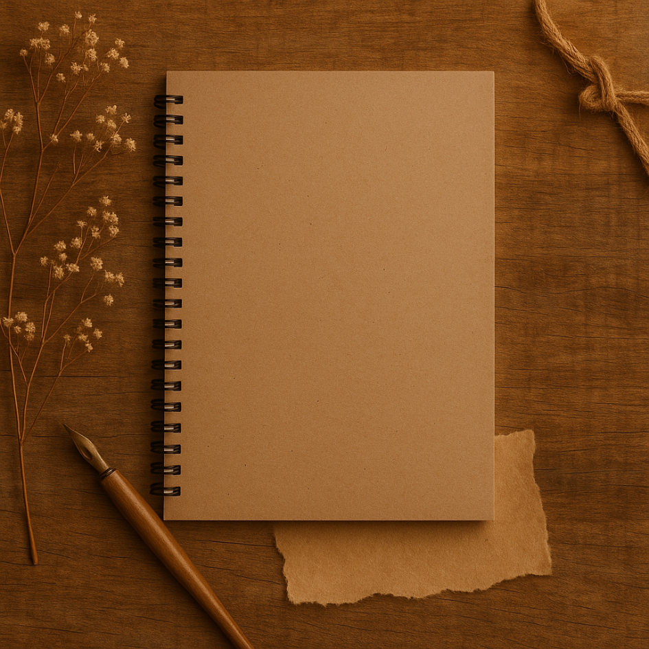 

Sketchbook A5 (50 lembar) - Buku Sketsa Desain Gambar - Notebook Gambar Polos Hitam Coklat sketch