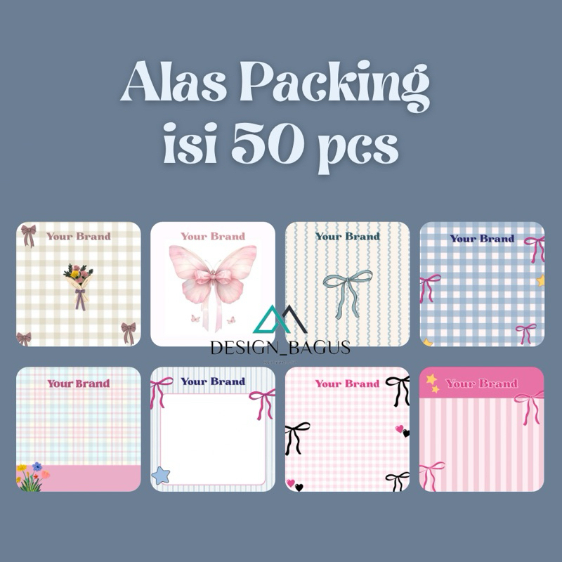 

Alas packing /Alas packing olshop/ alas packing custom/alas packing aesthetic/Alas packing free plastik opp