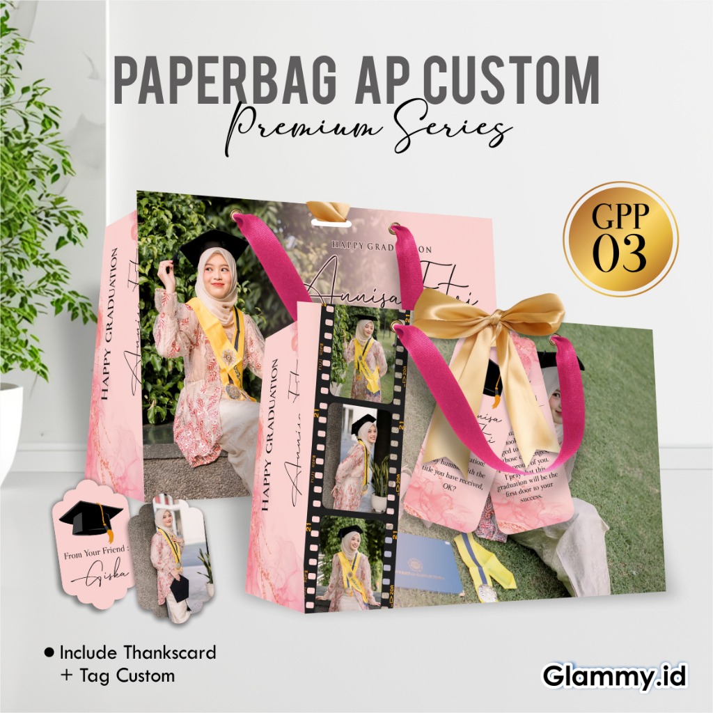 

PAPER BAG PREMIUM 4 UKURAN - PAPER BAG TEMA GRADUATION - PAPER BAG TENTENG CUSTOM
