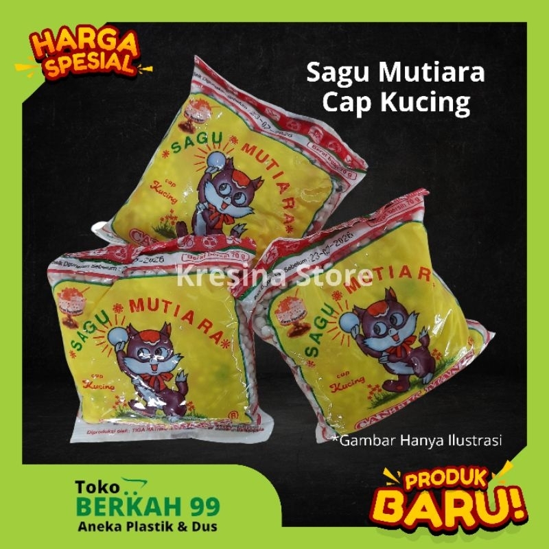 

Sagu Mutiara Cap Kucing Mote warna warni