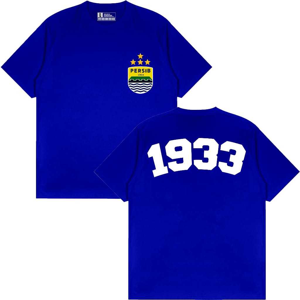 Kaos Persib 4 Bintang/Kaos Persib Logo/Kaos Persib Bandung/Kaos Hooligaan/Kaos Ultras Casual Persib 