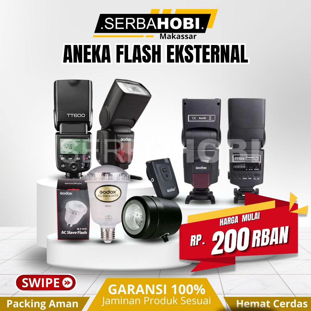 lampu bohlam AC Slave flash