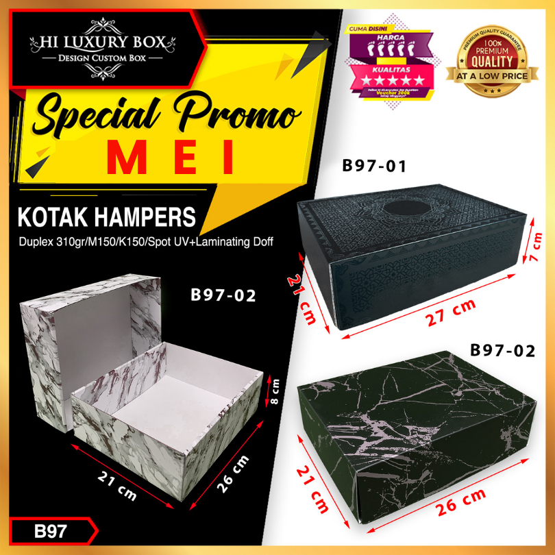 

Box Hampers - Kotak Kado - Gift box Premium - Dus Packaging - B97