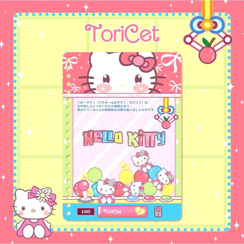 

Loose Leaf / Kertas Binder A5 Toricet Game - 015 Hello Kitty