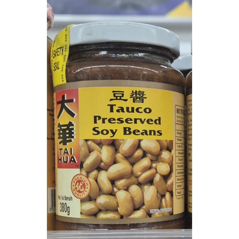 

Tauco Dari Kacang Kedelai TAI HUA Tauco Preserved Soy Beans 380g - HK. (Can Use Vegan / Dapat Untuk Vegetariam).