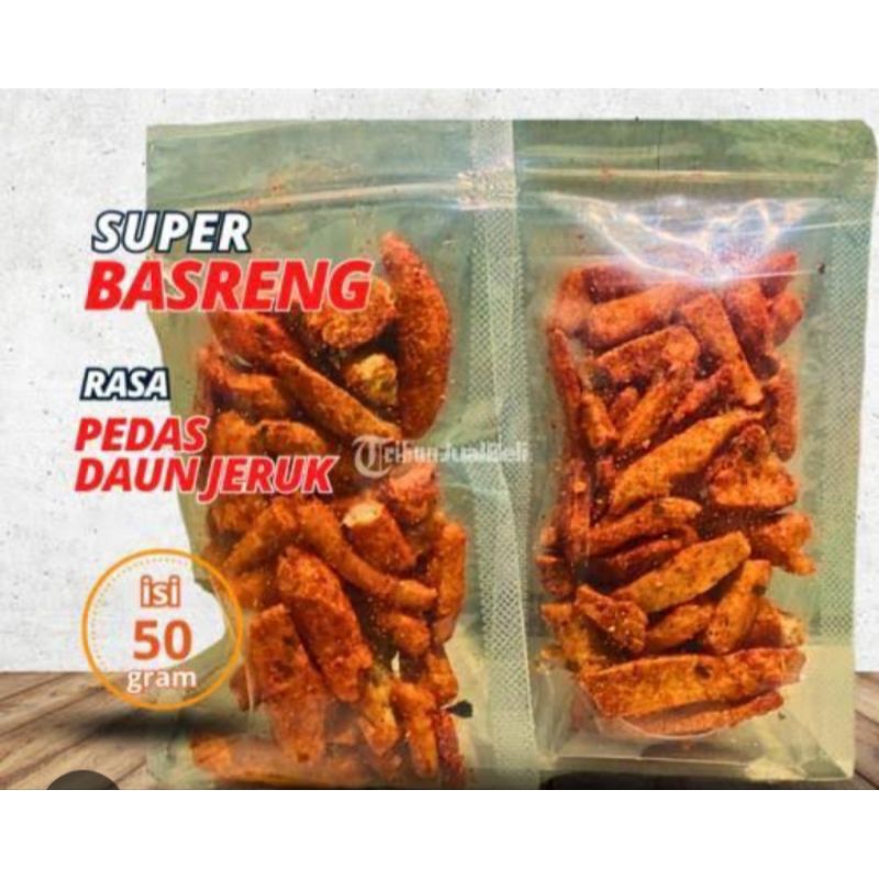 

basreng pedas daun jeruk/basreng original