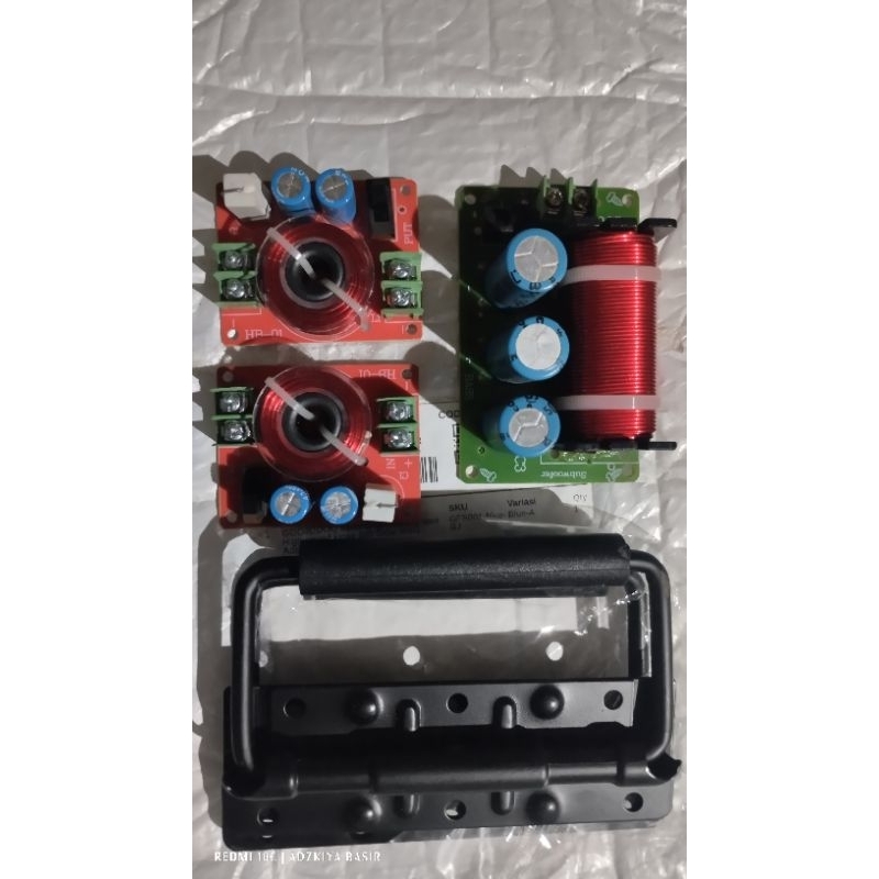 2 crossover pasif 1 way full range ,1 crossover pasif subwoofer gratis sepasang handel hardcase