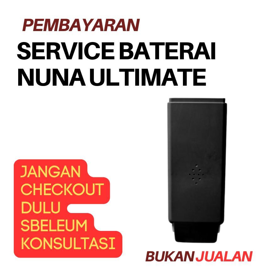 JASA SERVICE BATERAI VACUUM CLEANER NUNA ULTIMATE