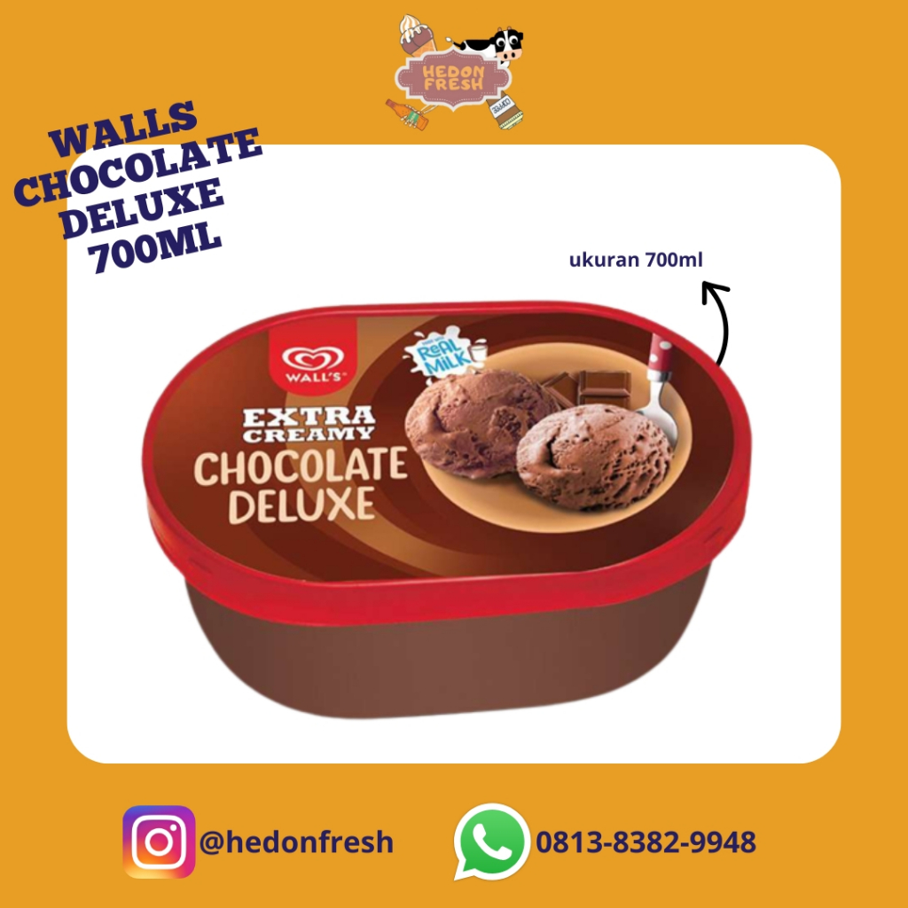 

Ice Cream Walls Chocolate Deluxe 700 ML