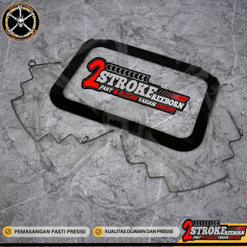 Frame list kotak skat akrilik lampu demeker 5T5 rx spesial rx lama