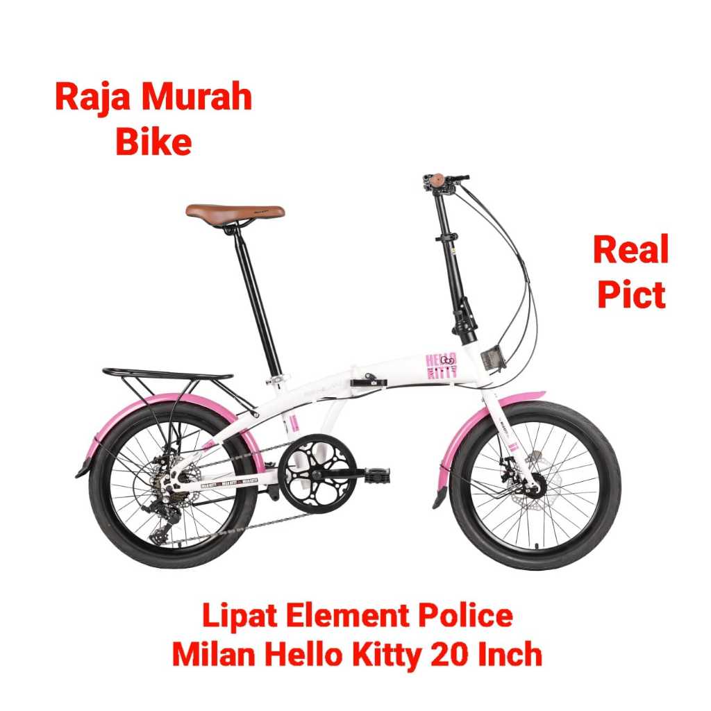 Sepeda Lipat 20 Inch Element Police Milan Hello Kitty Sepeda Lipat 20 Inch Police Milan Hello kitty
