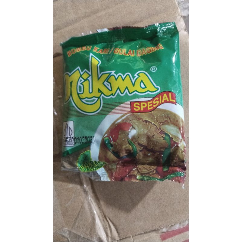 

bumbu gulai hikma 1pack isi 20pics