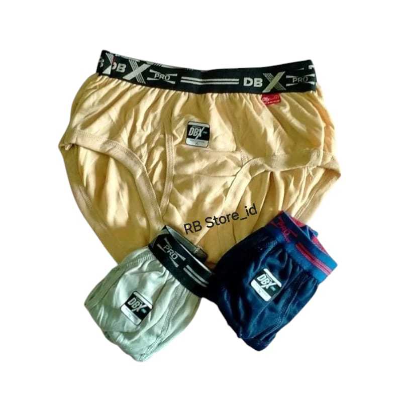 2 pcs - Celana Dalam Pria DBX Pro Man cd pria Dewasa jumbo Karet Boxer dbx