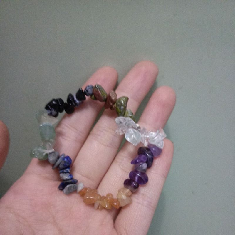 Gelang Batu Alam Kristal Asli Wanita