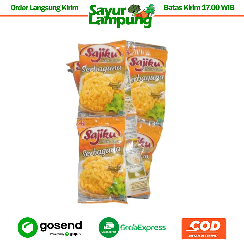 

Sajiku Tepung Bumbu Serbaguna 75 Gr (1 Renceng) - Sayur Lampung